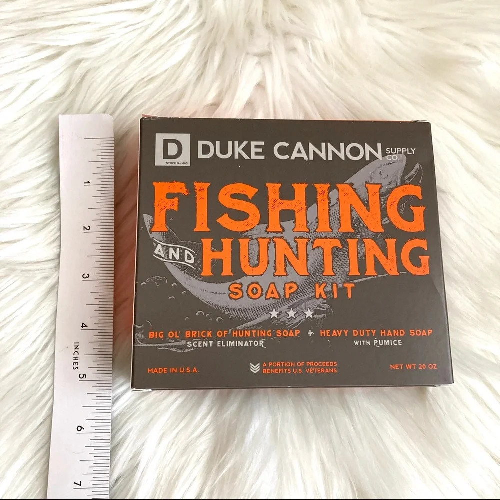 NEW Set of 2 Duke Cannon Hunting and Fishing Soap Kit 20 oz.